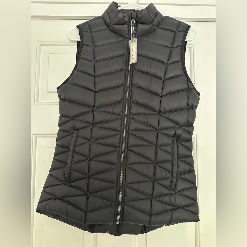 Women's Black Puffer Vest